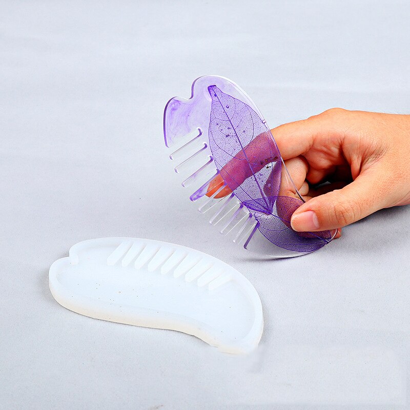 Silicone comb mold