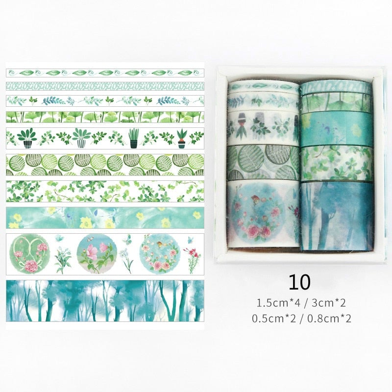 Dekorative Washi Tape-sett