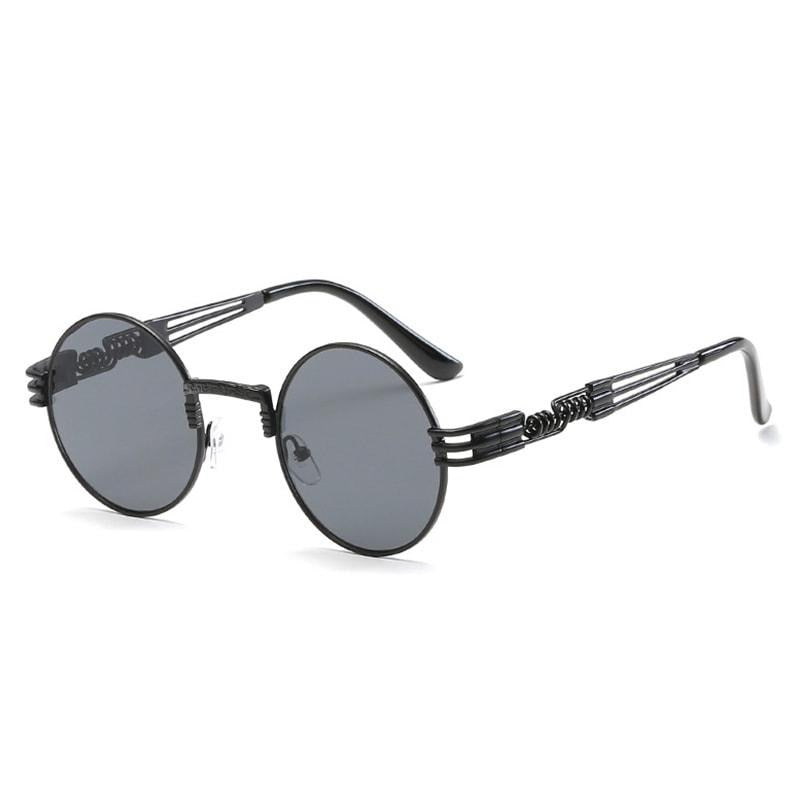 Steampunk Round Metal Sunglasses
