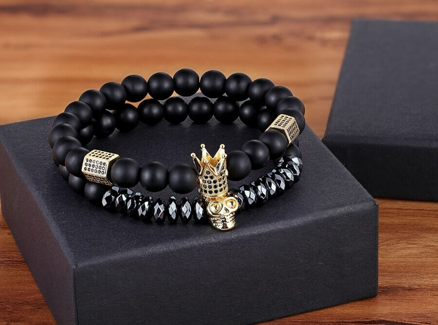 Onyx stone bracelet