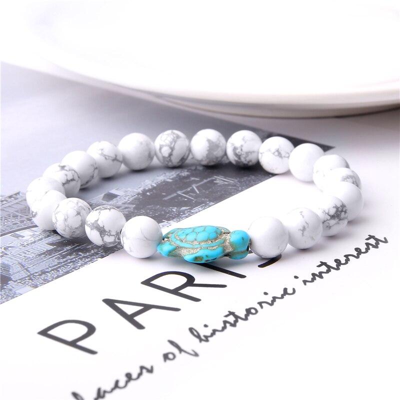 Turquoise Beaded Turtle Bracelet!