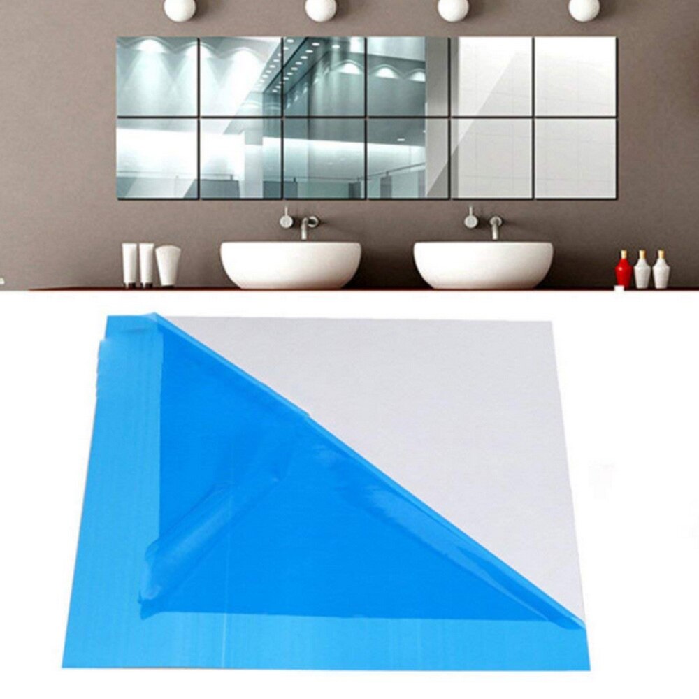 Self-adhesive mirror stickers (9 pieces)
