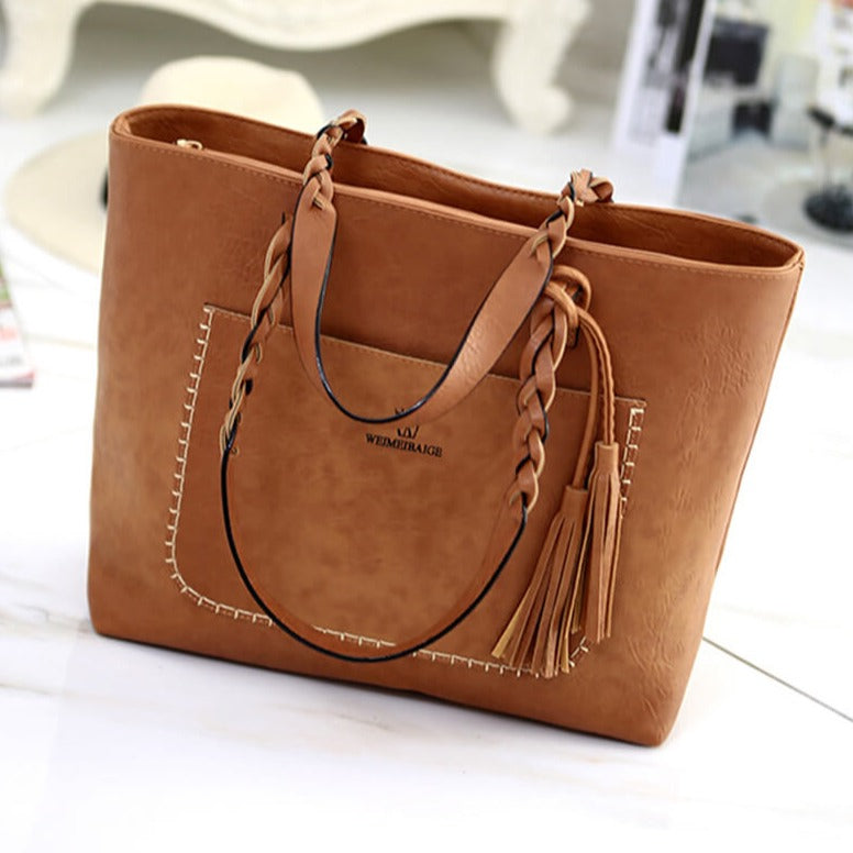 Leather Shoulder Bag for women