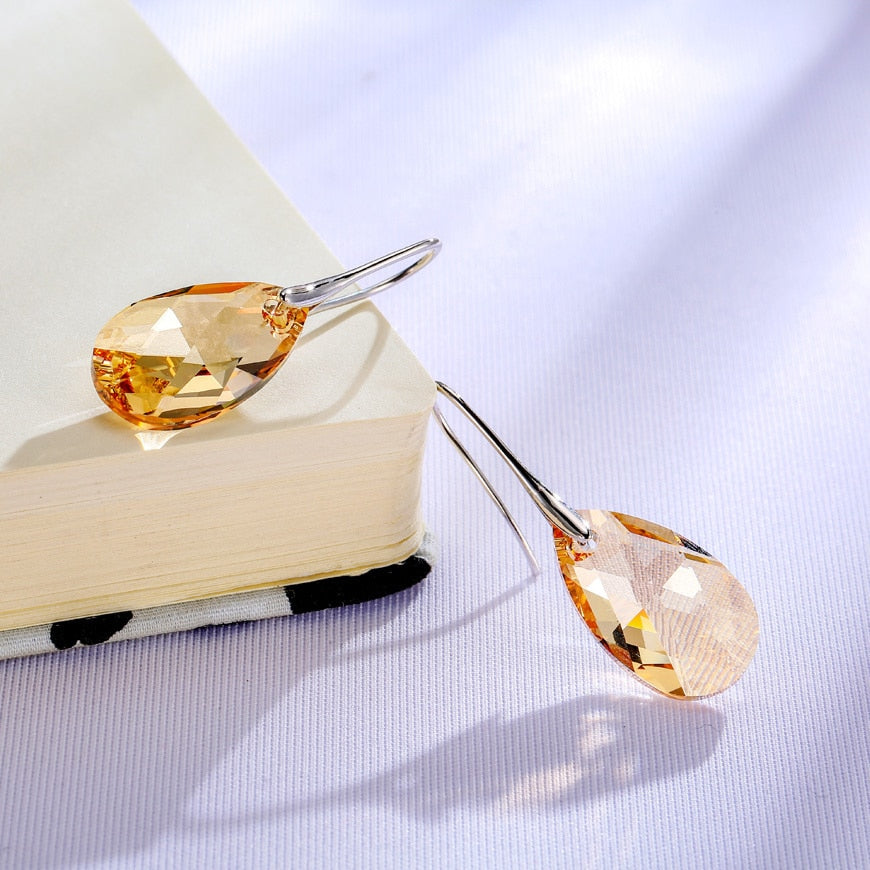 Teardrop Crystal Earrings
