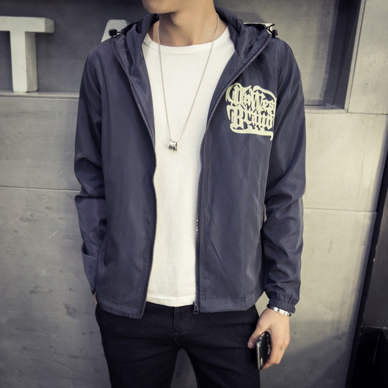Hooded Windbreaker Jacket