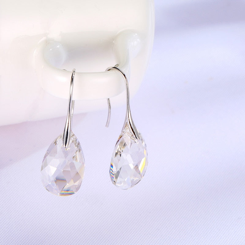 Teardrop Crystal Earrings