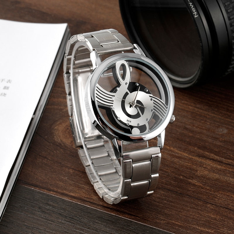 Musical note wristwatch