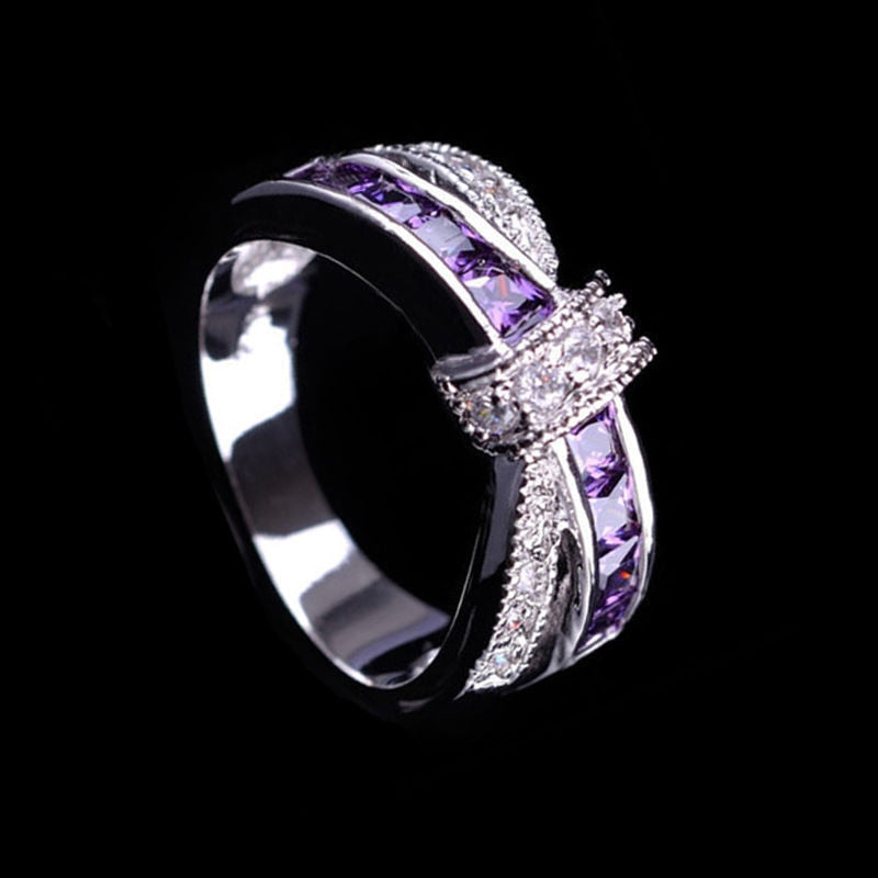 Criss Cross Crystal Ring