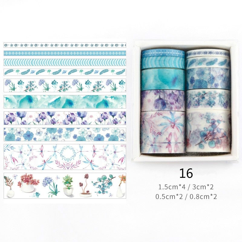 Dekorative Washi Tape-sett