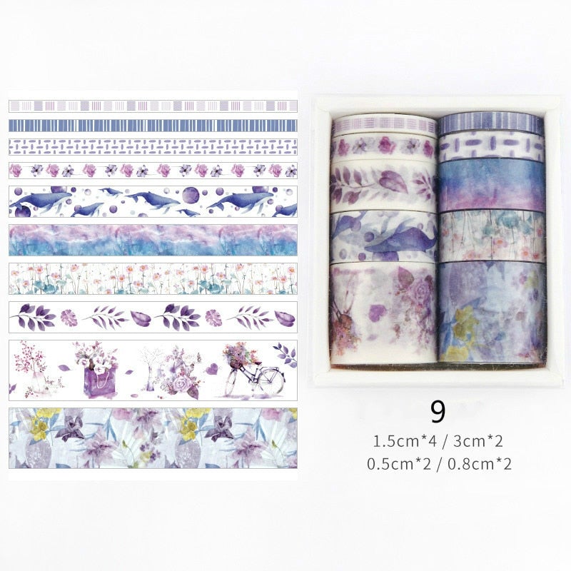 Dekorative Washi Tape-sett