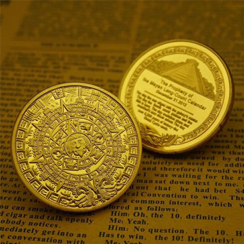 Aztec Calendar Medallion