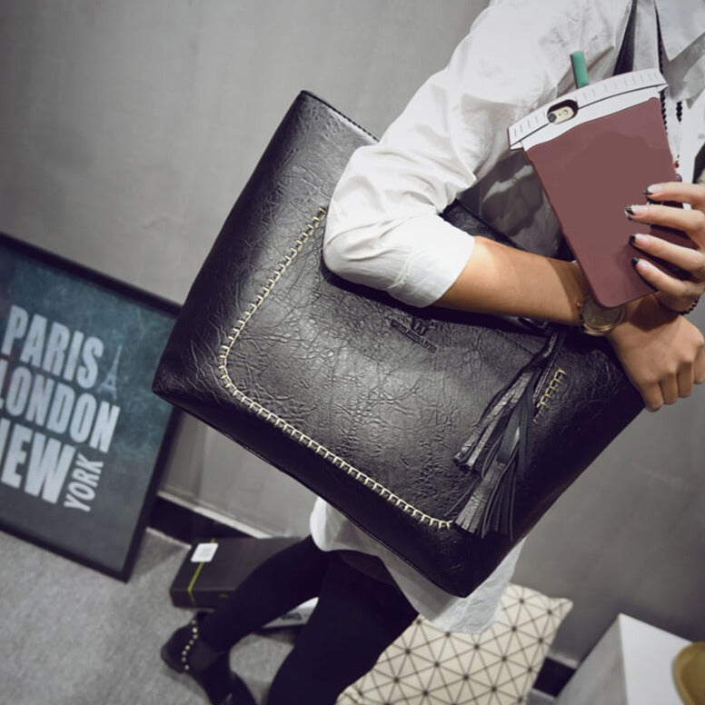 Leather Shoulder Bag for women