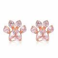 Rose paw earrings - Always have your four-legged friend with you