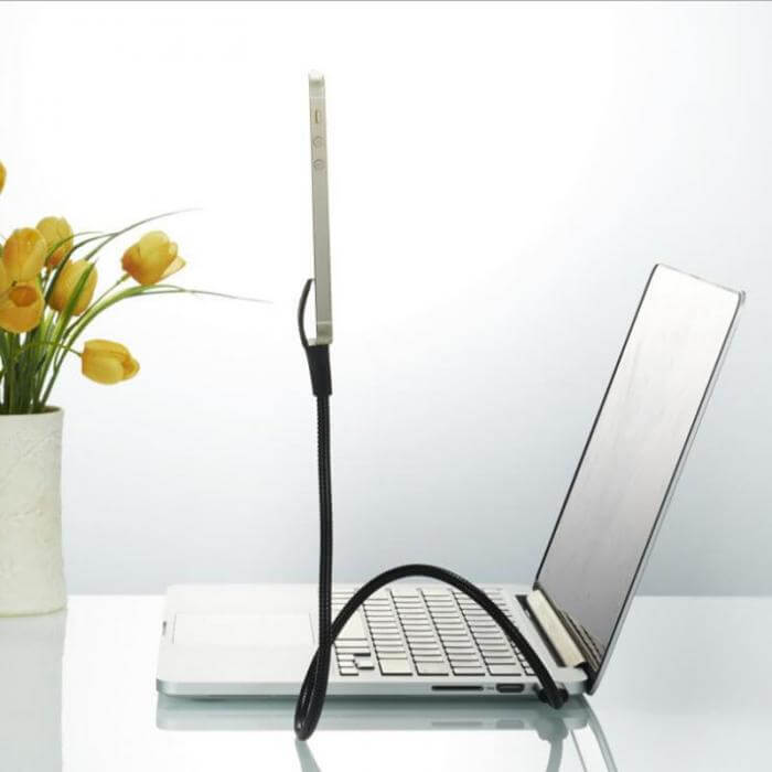 Versatile phone stand charging cable