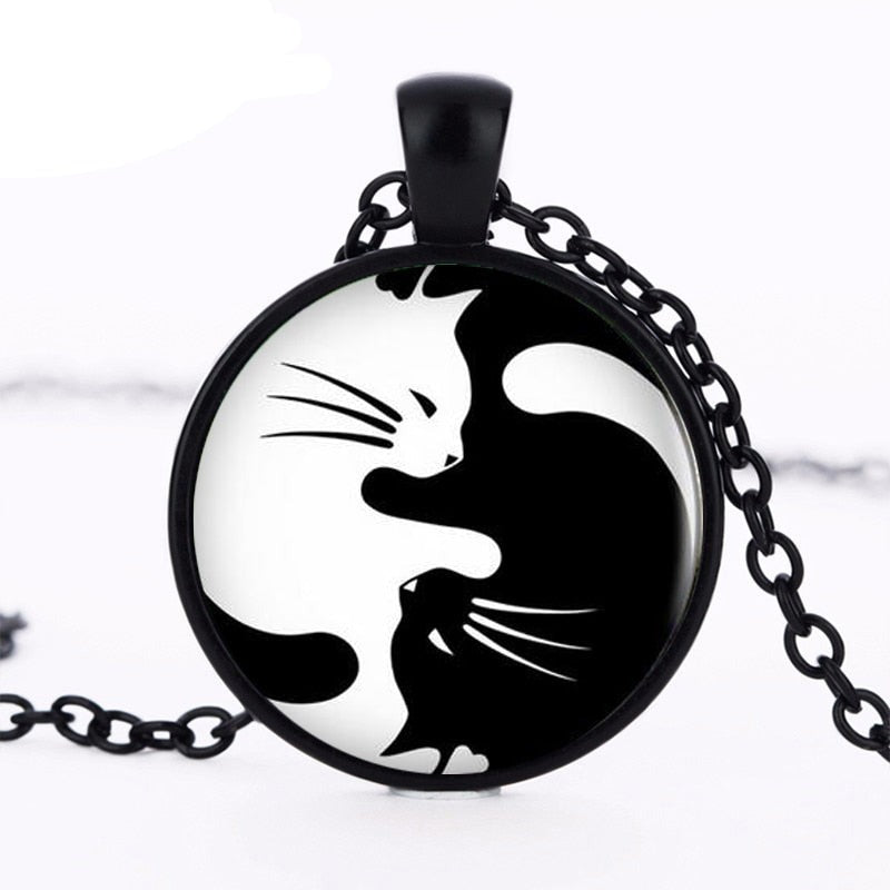 Cat Yingyang Necklace