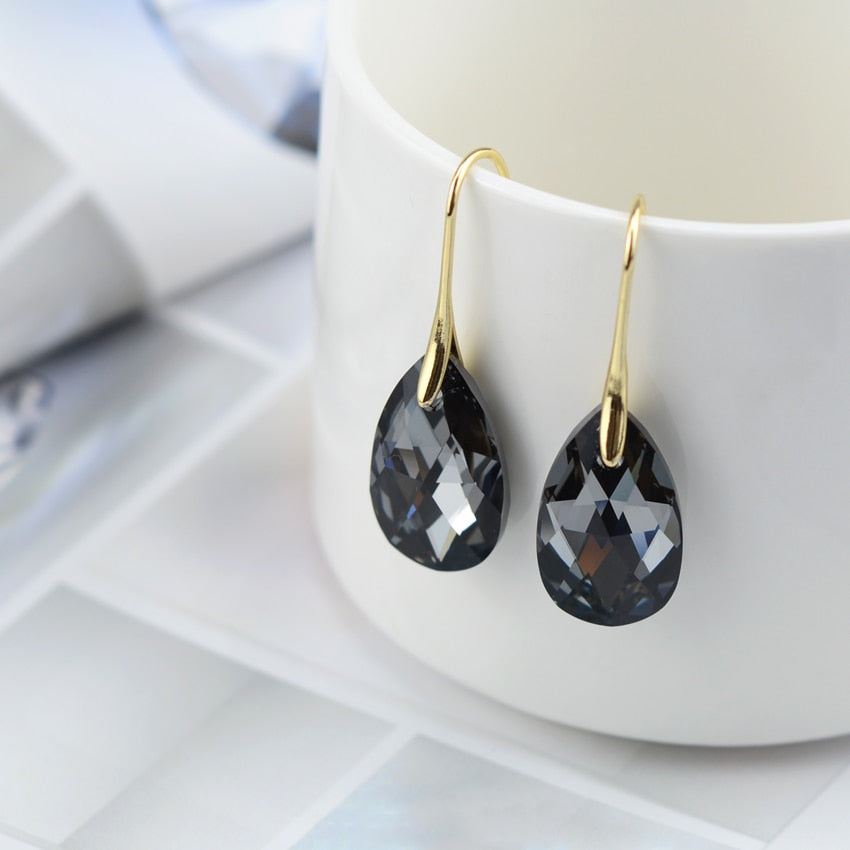 Teardrop Crystal Earrings