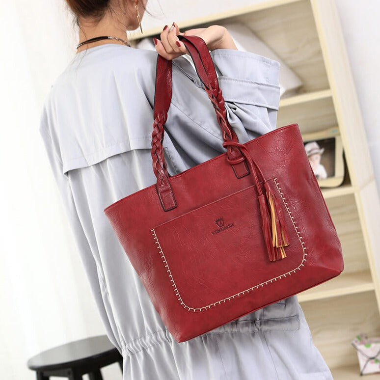 Leather Shoulder Bag for women