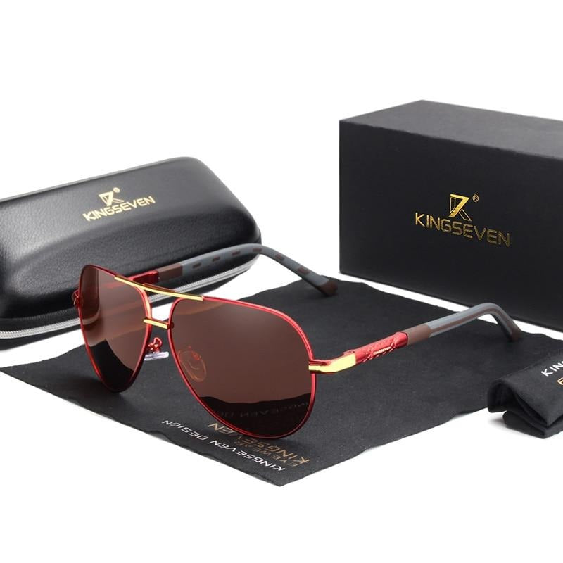 Men's Vintage Aluminum Polarizing Sunglasses