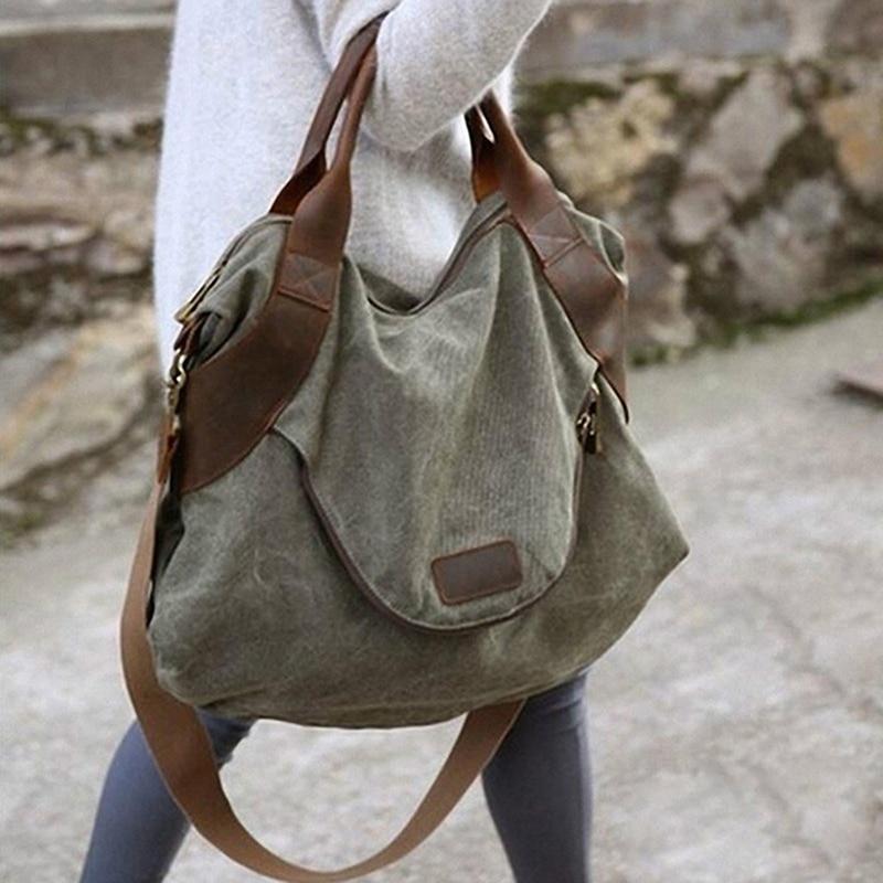 Large Pocket Canvass Bag