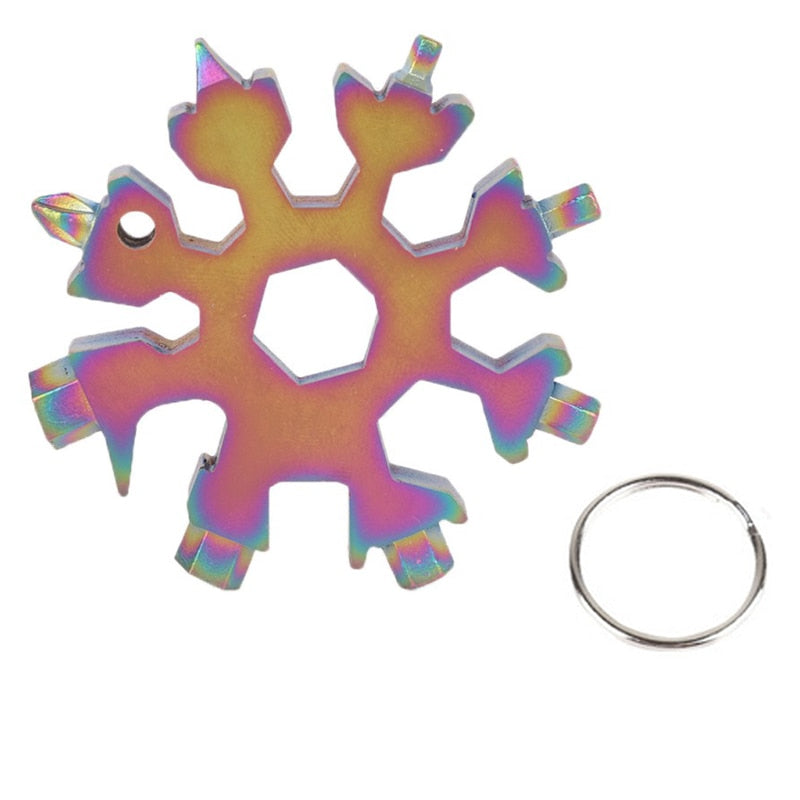 Saker® 18-in-1 Stainless Steel Snowflakes Multi-Tool