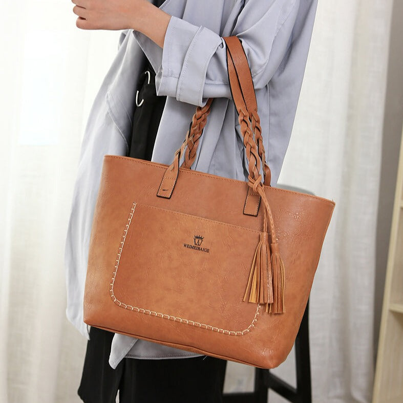Leather Shoulder Bag for women