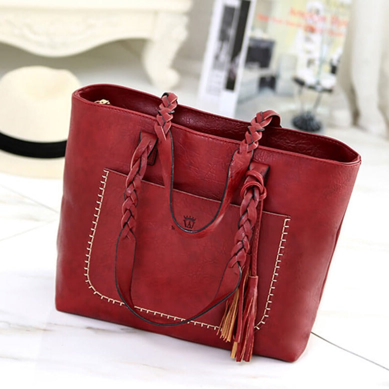 Leather Shoulder Bag for women