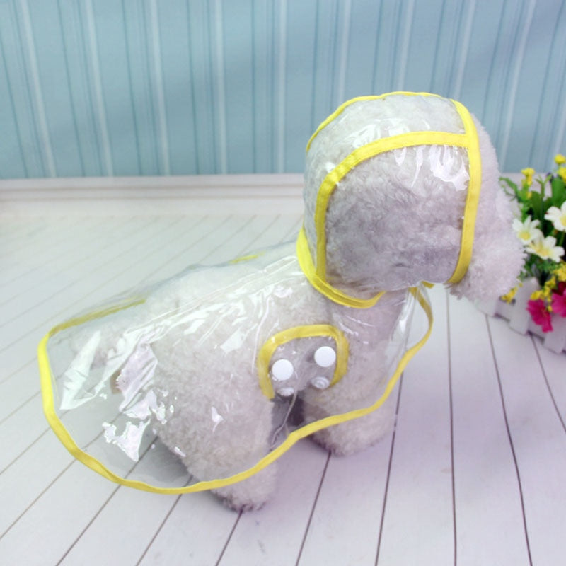 Dog Waterproof Transparent Raincoat