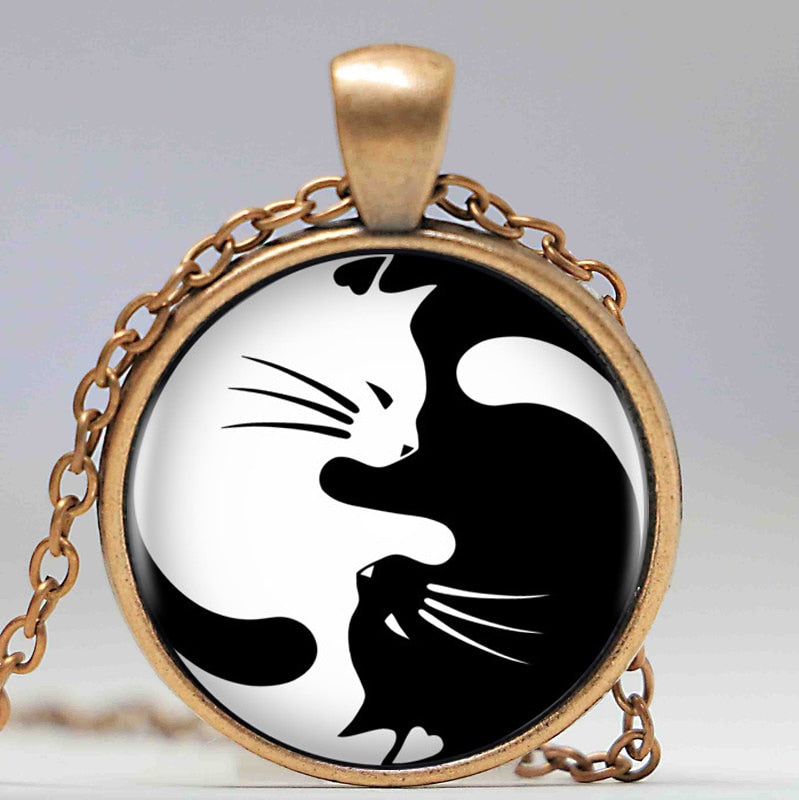 Cat Yingyang Necklace
