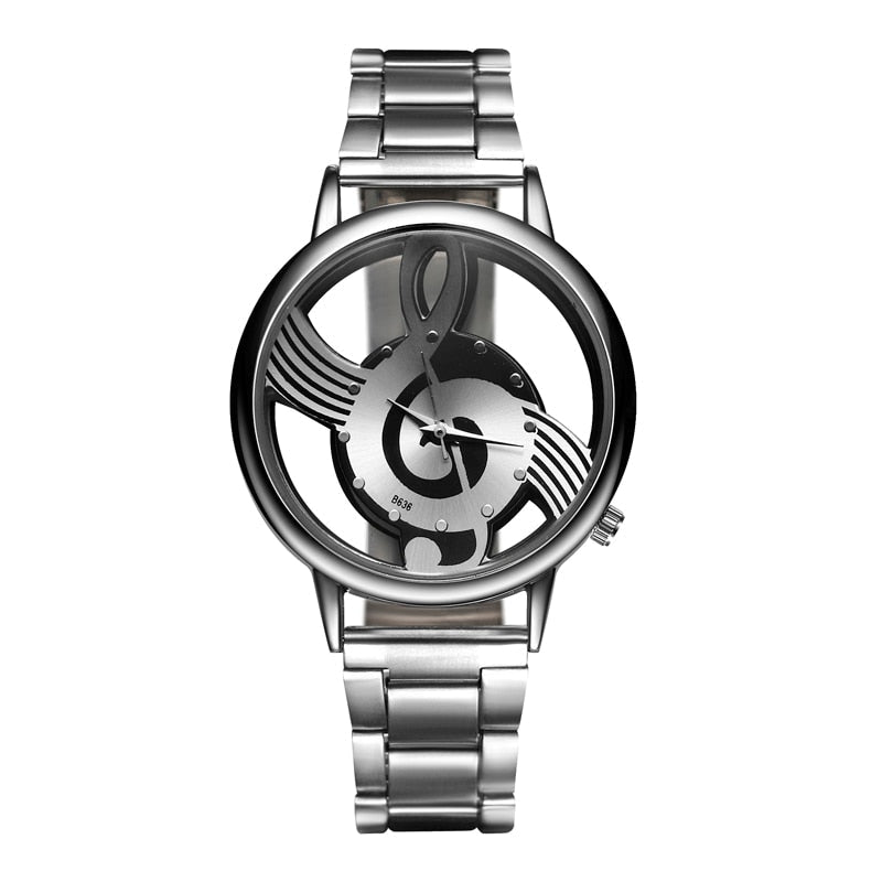 Musical note wristwatch