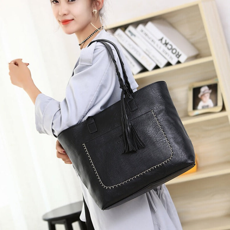 Leather Shoulder Bag for women