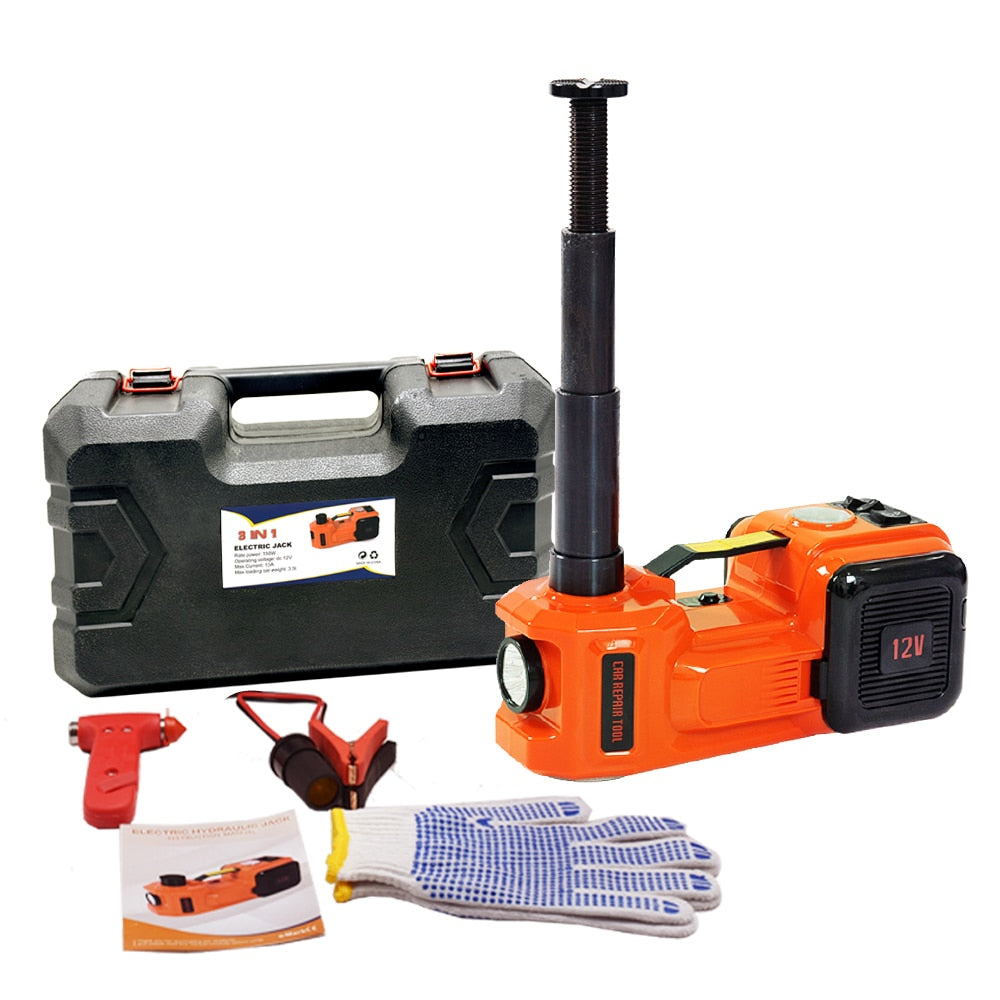 Electric car jack