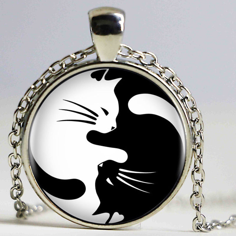 Cat Yingyang Necklace