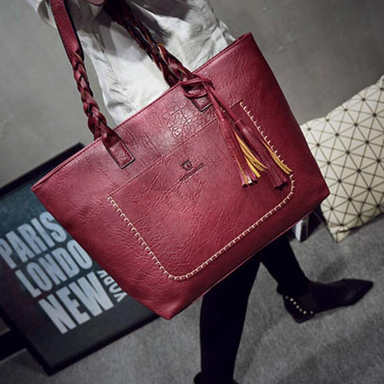 Leather Shoulder Bag for women