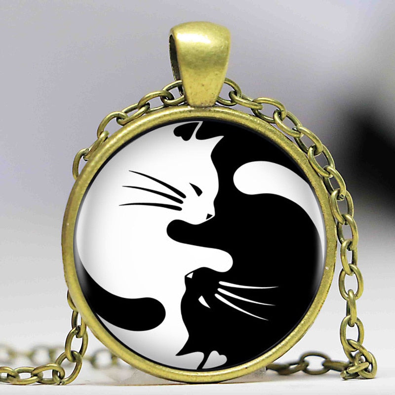 Cat Yingyang Necklace