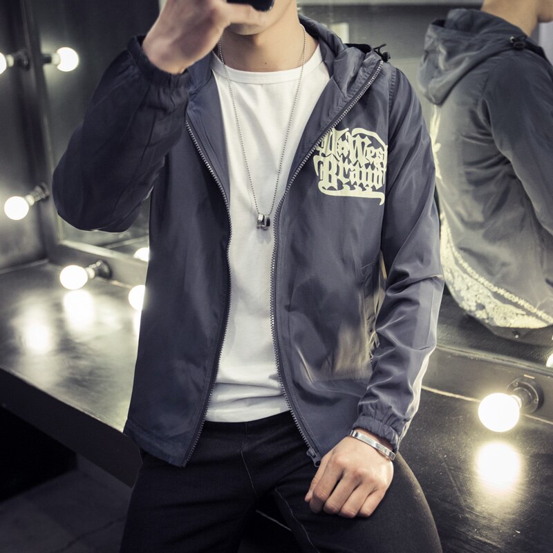 Hooded Windbreaker Jacket