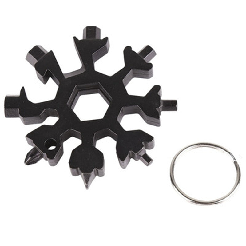 Saker® 18-in-1 Stainless Steel Snowflakes Multi-Tool