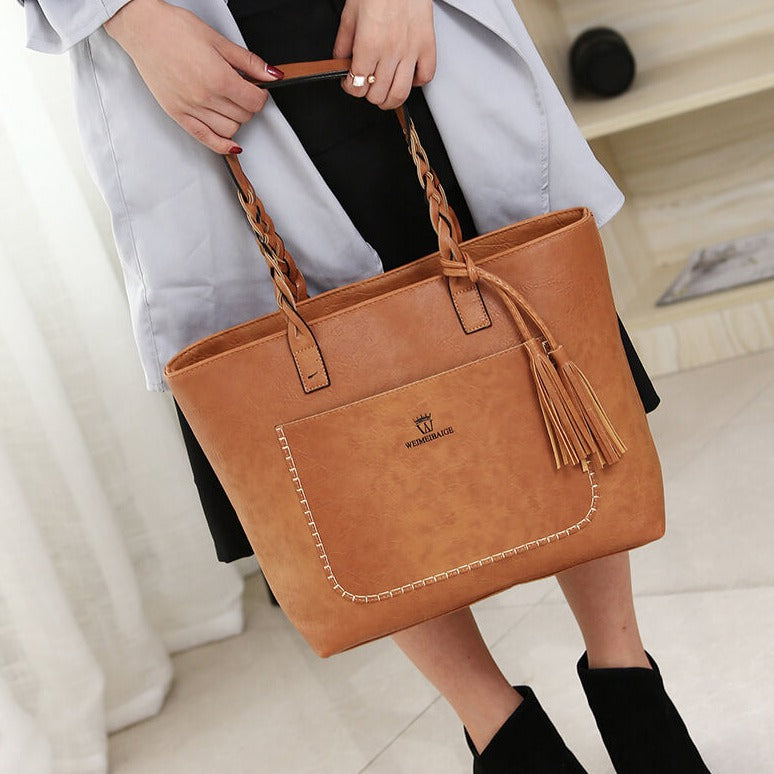 Leather Shoulder Bag for women