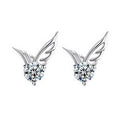 Angel Wings Silver Plated Earrings