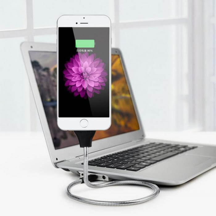 Versatile phone stand charging cable