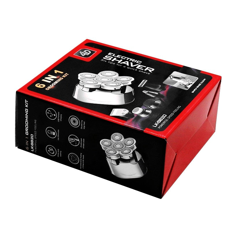 6 in 1 electric shaver