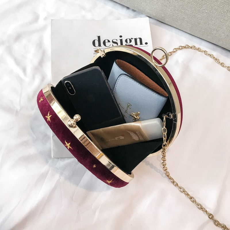 Zodiac Sign Velvet Bag