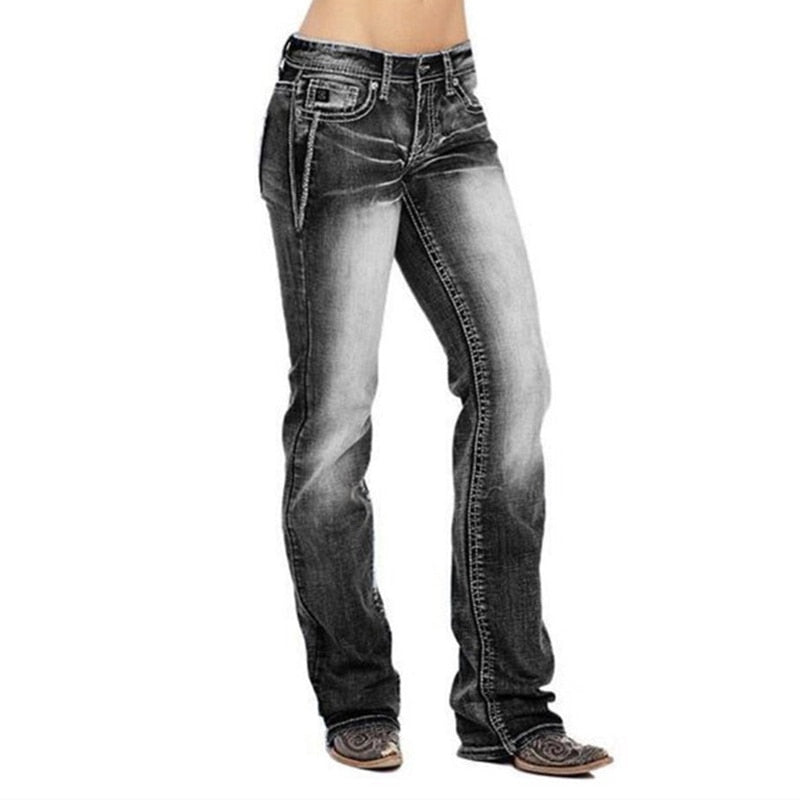 Denim Boot Cut Jeans