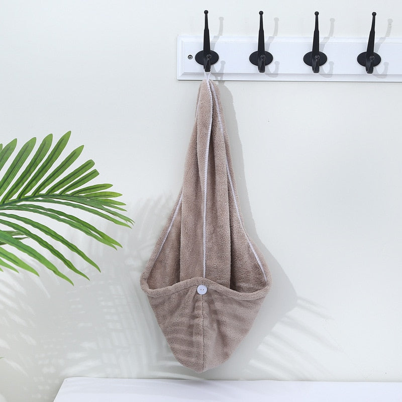 Microfiber Hair Towel (2 Pieces)