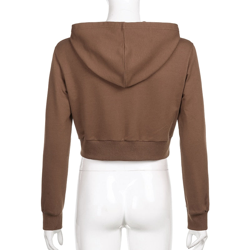 Extra Slim Crimped Zip-Up Hoodie