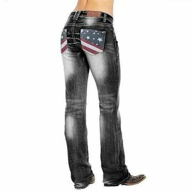 Denim Boot Cut Jeans