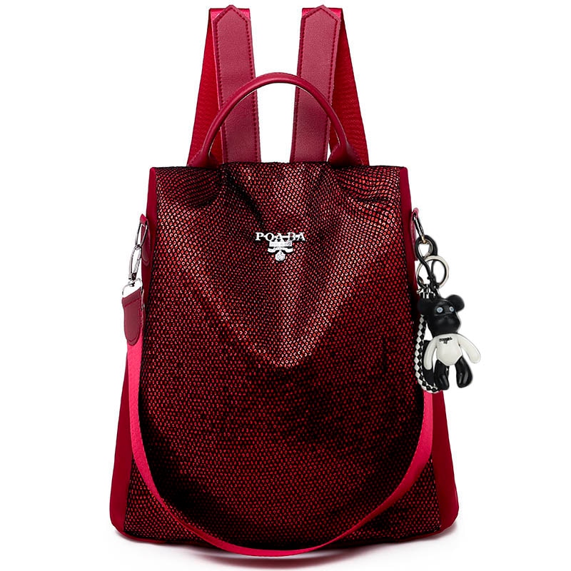 2021 New Beautiful Waterproof Anti-theft Backpack
