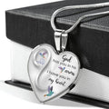 God Has You In His Arms Hummingbird Necklace