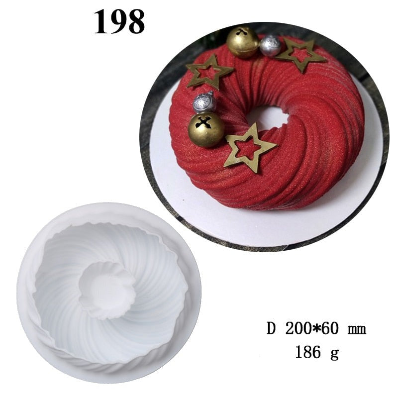 3D Silicone Dessert Molds