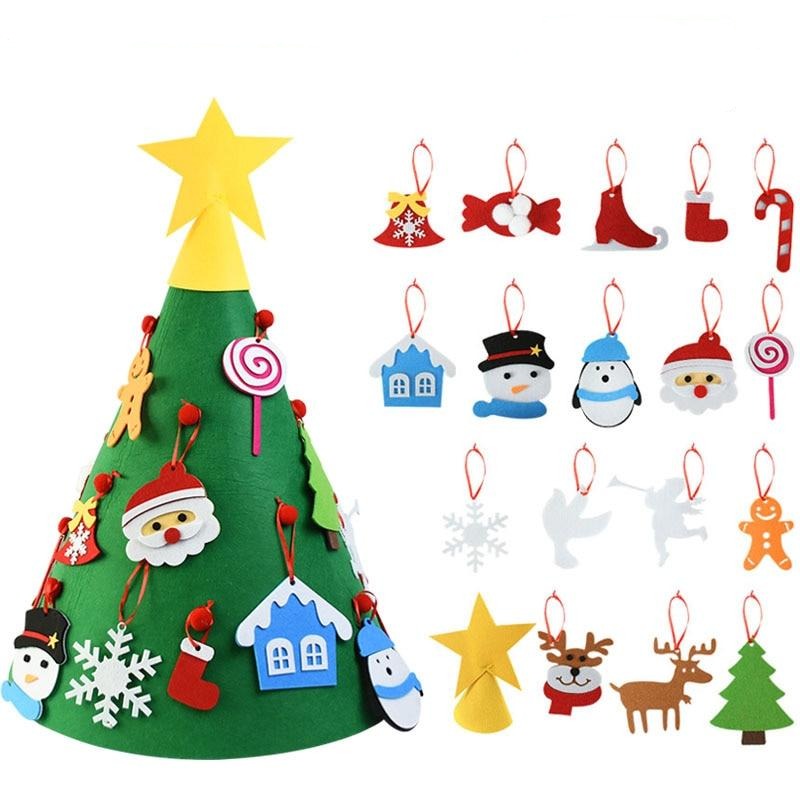 Felt Christmas Tree (Best Gift for Kids)