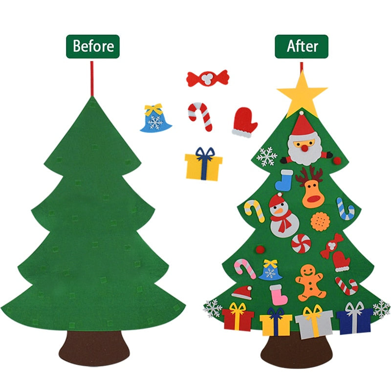 Felt Christmas Tree (Best Gift for Kids)